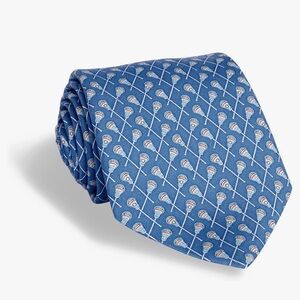 Vineyard Vines Blue Lacrosse Pattern Tie